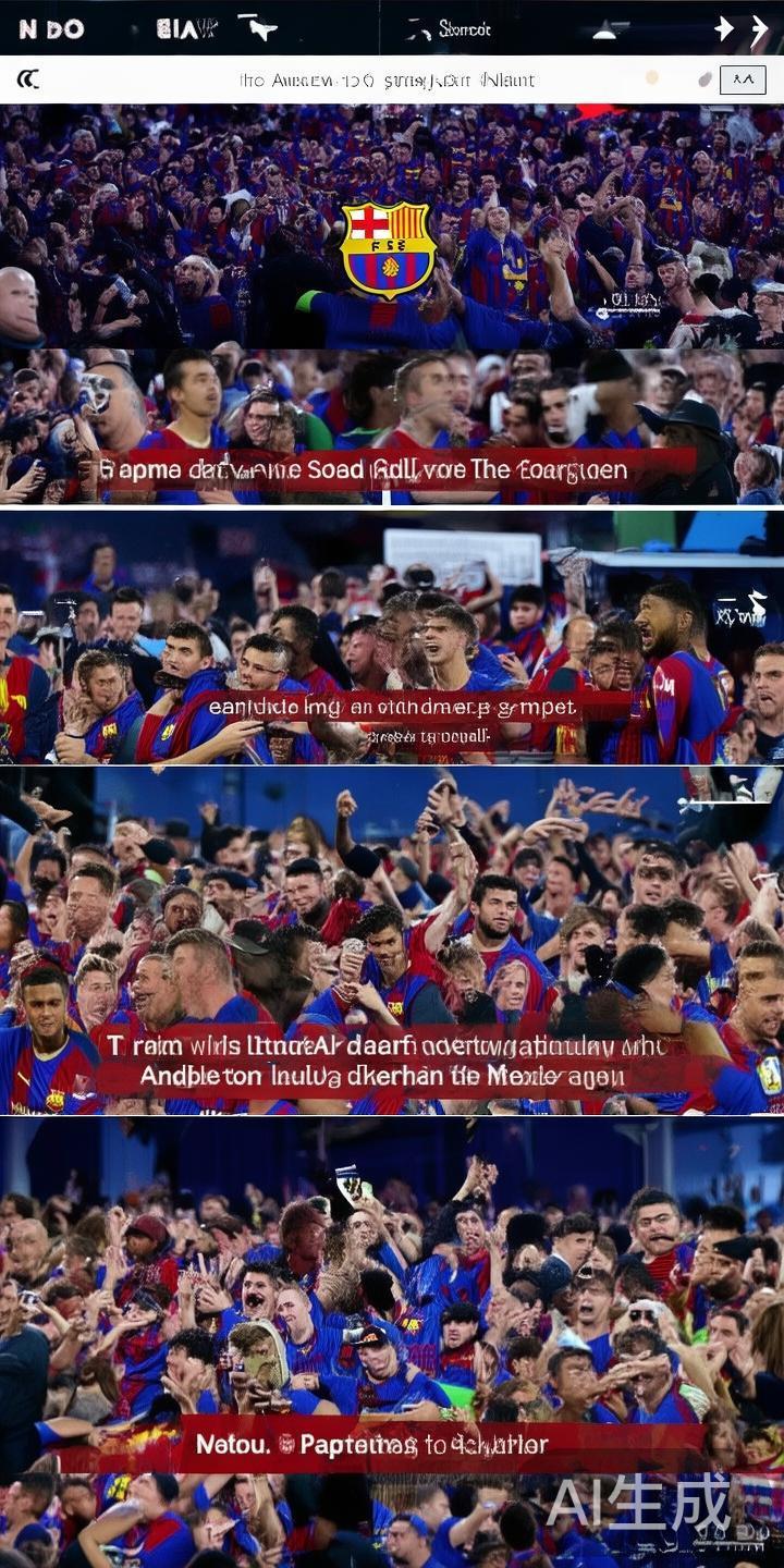 面对巴萨的失利，粉丝们的反应呈现出两极分化。也许是